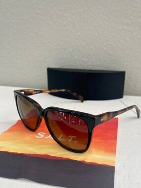 Salt BKOK Polarized Sunglasses Rare Made In Japan Tortoise 57-16-140